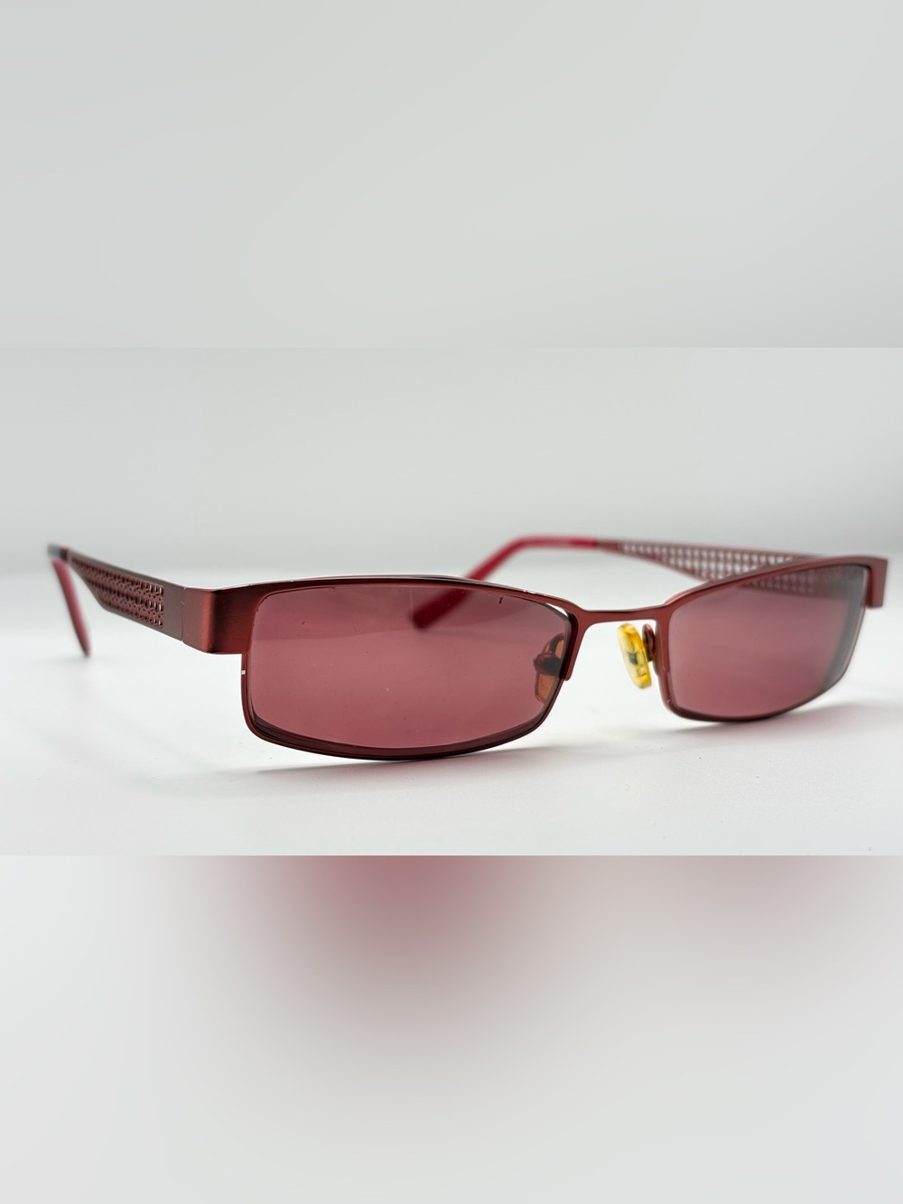 Taka T2609 Burgundy Oval Metal Sunglasses Frames Only